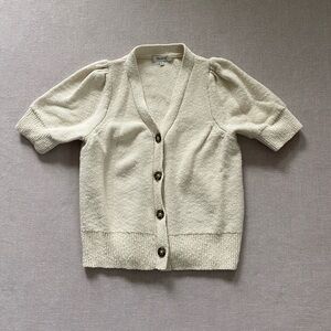 Madewell Cream Button-Up Cardigan